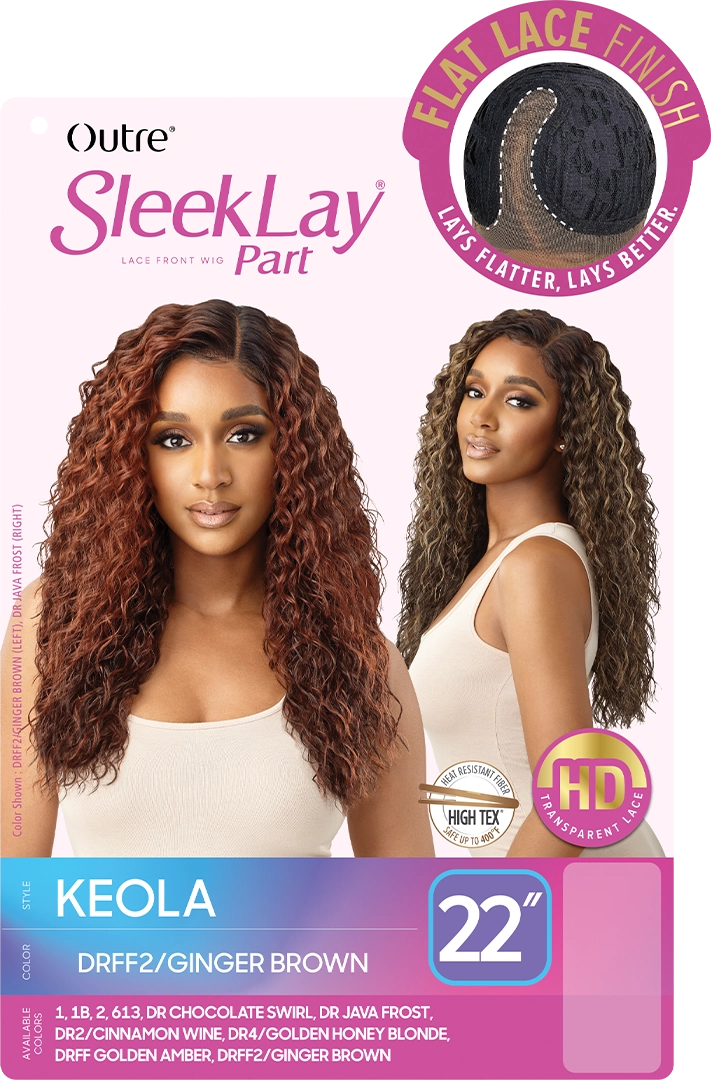 Outre Synthetic Sleek Lay Part HD Transparent Lace Front Wig Keola 22 ...