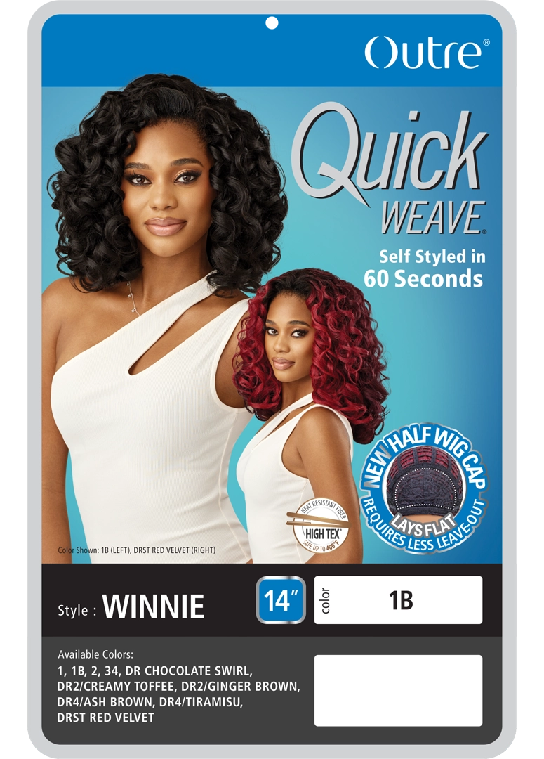 Outre Quick Weave Half Wig Winnie QSWIN