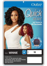 Thumbnail for Outre Quick Weave Half Wig Winnie QSWIN