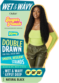 Thumbnail for Sugar Punch Unprocessed 100% Remy Human Hair Wet & Wavy Spanish Curl