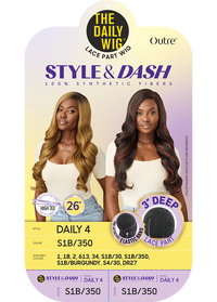 Thumbnail for Outre The Daily Wig Style and Dash Lace Part Wig Daily 4