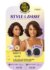 Thumbnail for Outre The Daily Wig Style and Dash Lace Part Wig Daily 5