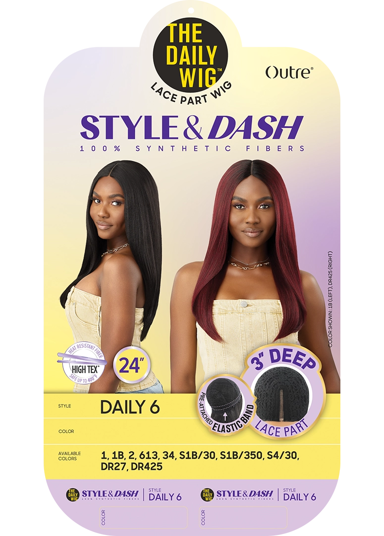 Outre The Daily Wig Style and Dash Lace Part Wig Daily 6