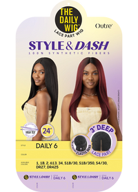 Thumbnail for Outre The Daily Wig Style and Dash Lace Part Wig Daily 6