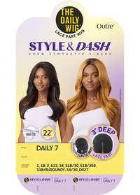 Thumbnail for Outre The Daily Wig Style and Dash Lace Part Wig Daily 7