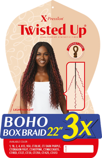 Thumbnail for Outre X Pression Twisted Up Boho Box Braid 22