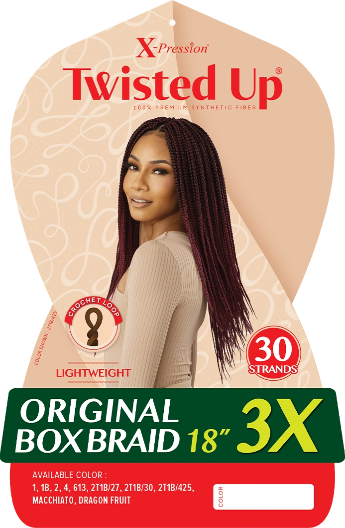 Outre X Pression Twisted Up Original Box Braid 18" 3X