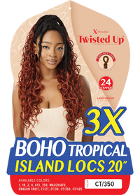 Thumbnail for Outre X Pression Twisted Up Boho Tropical Island Locs 20