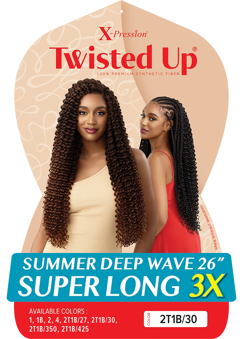 Outre X Pression Twisted Up Summer Deep Wave 26" Super Long 3X