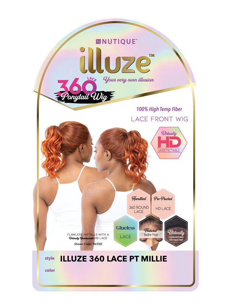 Illuze 360 Lace Front Wig Pony Tail Collection PT Millie - Elevate Styles