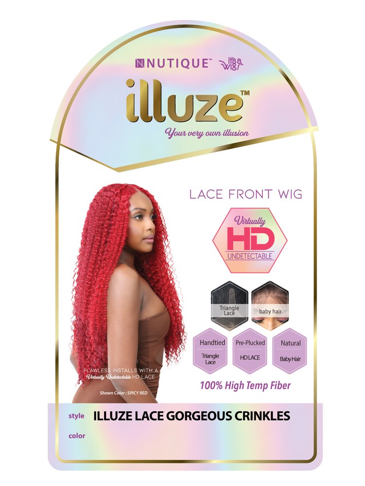 Nutique Illuze Hd Lace Lace Front Wig Gorgeous Crinkles Elevate Styles 