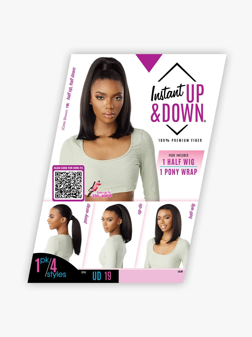 Sensationnel Instant Up & Down Instant Wig 19 ISUD019 - Elevate Styles