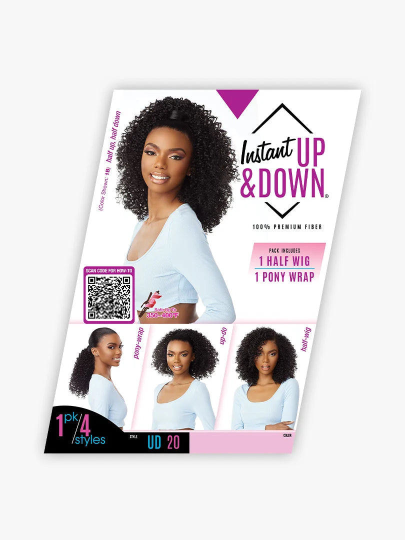 Sensationnel Instant Up & Down Instant Wig 20 ISUD020 - Elevate Styles