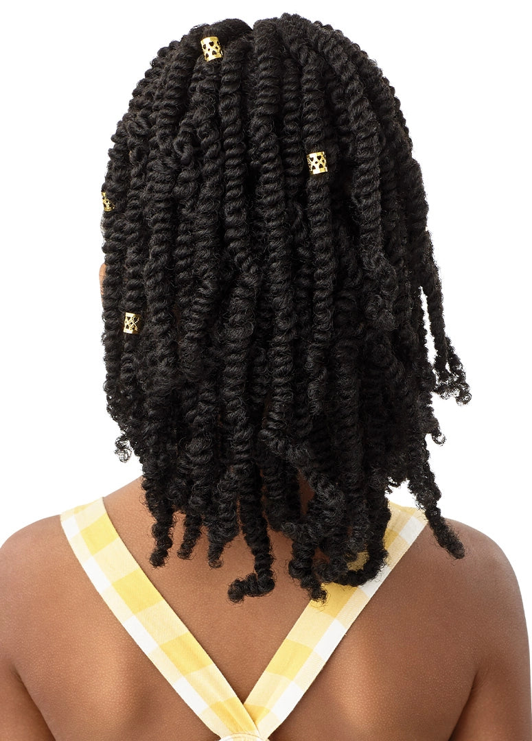 Outre Lil Looks Drawstring Pony - Gold Cuffed Bomb Twist 12" - Elevate Styles