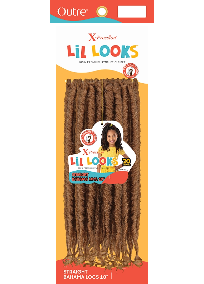 Outre Synthetic X-Pression Lil Looks Straight Bahama Locs 10" - Elevate Styles