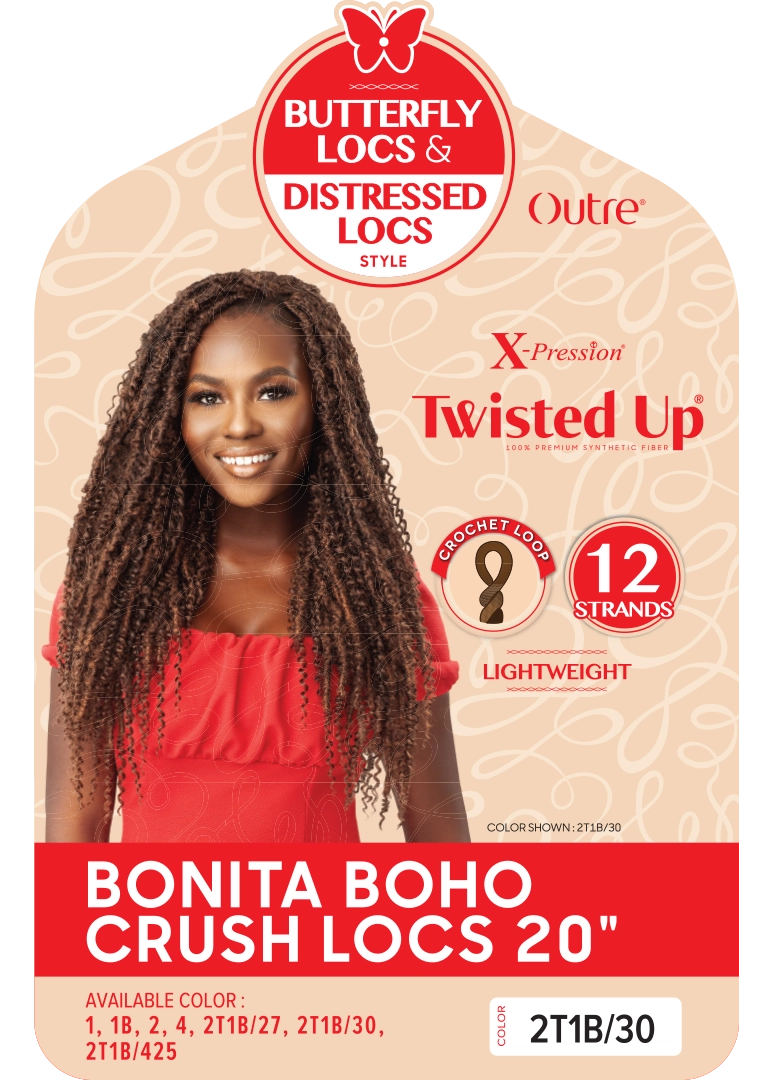 Outre X Pression Twisted Up Bonita Boho Crush Locs 20"