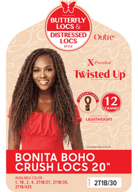 Thumbnail for Outre X Pression Twisted Up Bonita Boho Crush Locs 20