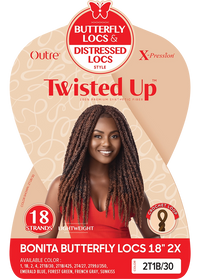 Thumbnail for Outre X Pression Twisted Up Bonita Butterfly Locs 18