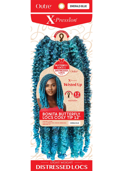 Outre X-Pression Twisted Up Bonita Butterfly Locs Coily Tip 12" - Elevate Styles
