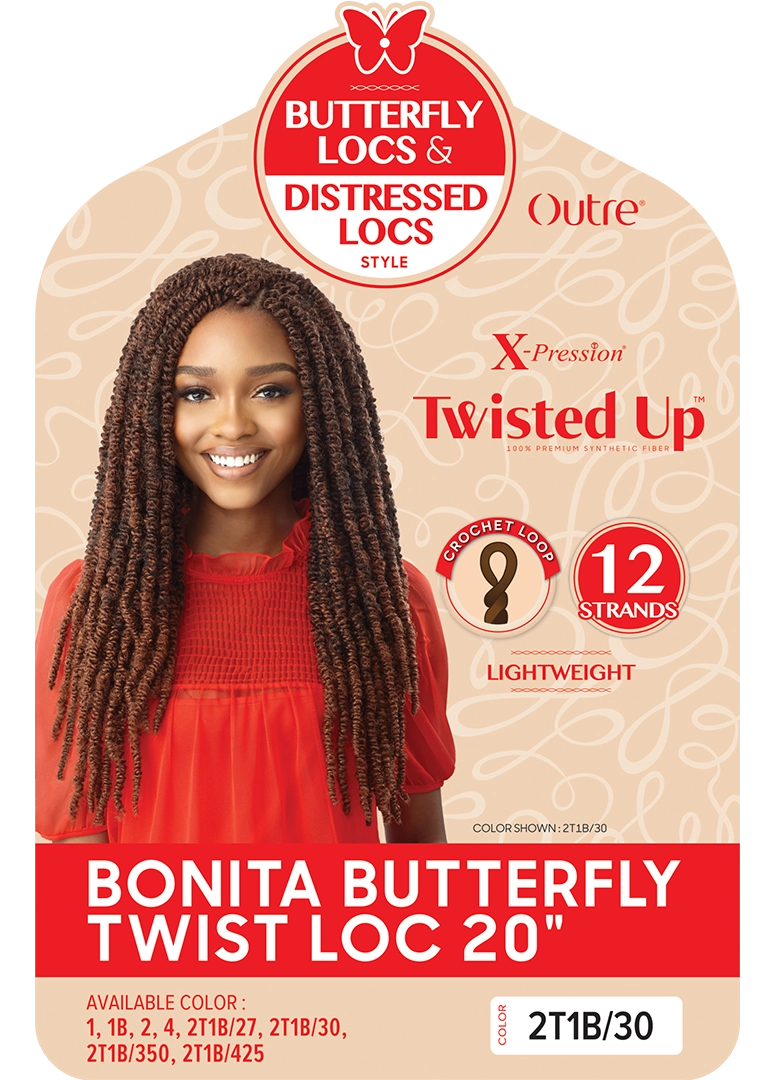 Outre X Pression Twisted Up Bonita Butterfly Twist Locs 20"