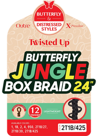 Thumbnail for Outre X Pression Twisted Up Butterfly Jungle Box Braid 24