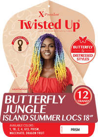 Thumbnail for Outre X Pression Twisted Up Butterfly Jungle Island Summer Locs 18