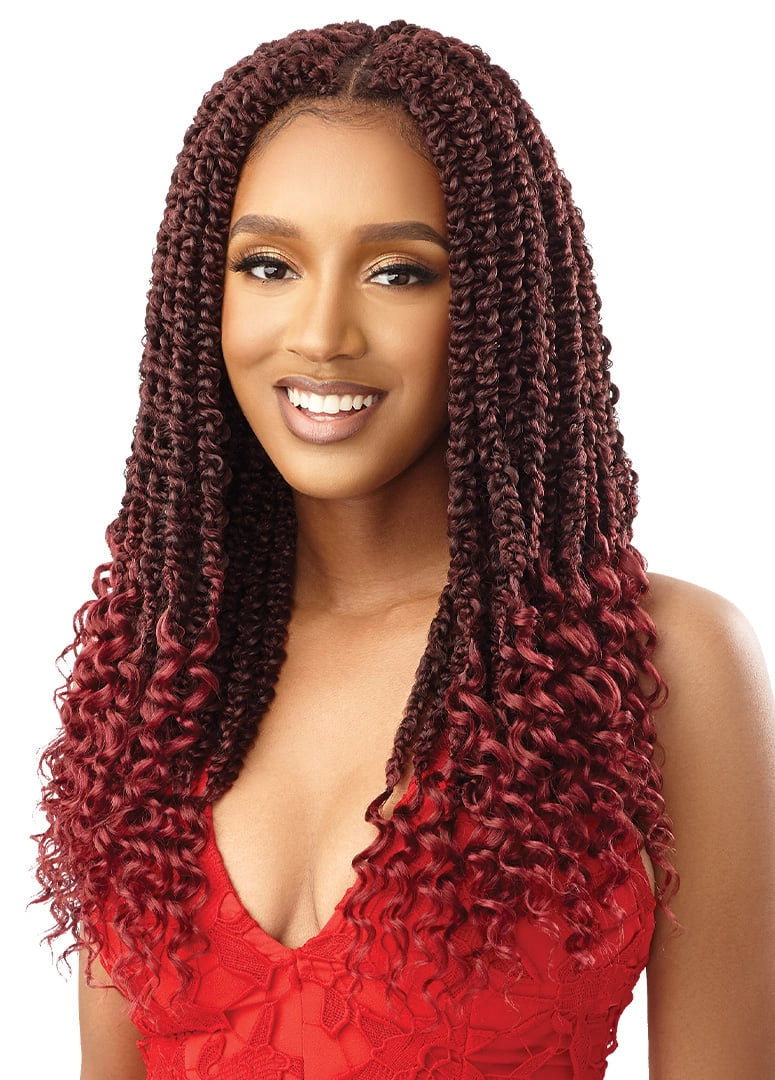 Outre X Pression Twisted Up Butterfly Jungle Rose Braid 18" 2X