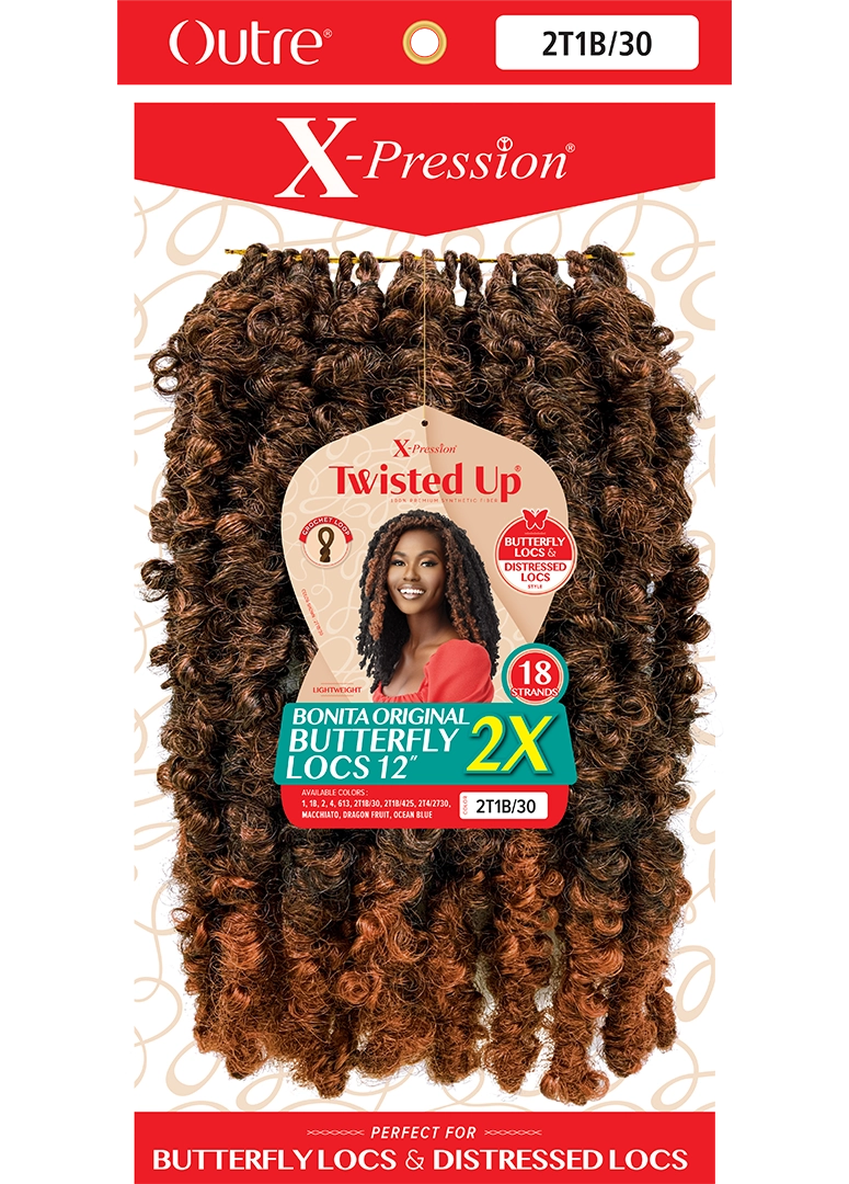 Outre X-Pression Twisted Up Bonita Original Butterfly Locs 12" 2x