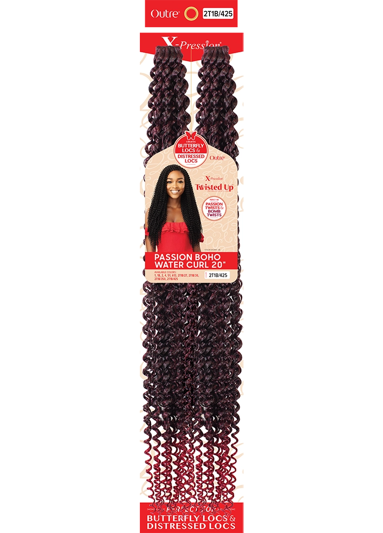 Outre Twisted Up Passion Boho Water Curl 20" 10 PACK