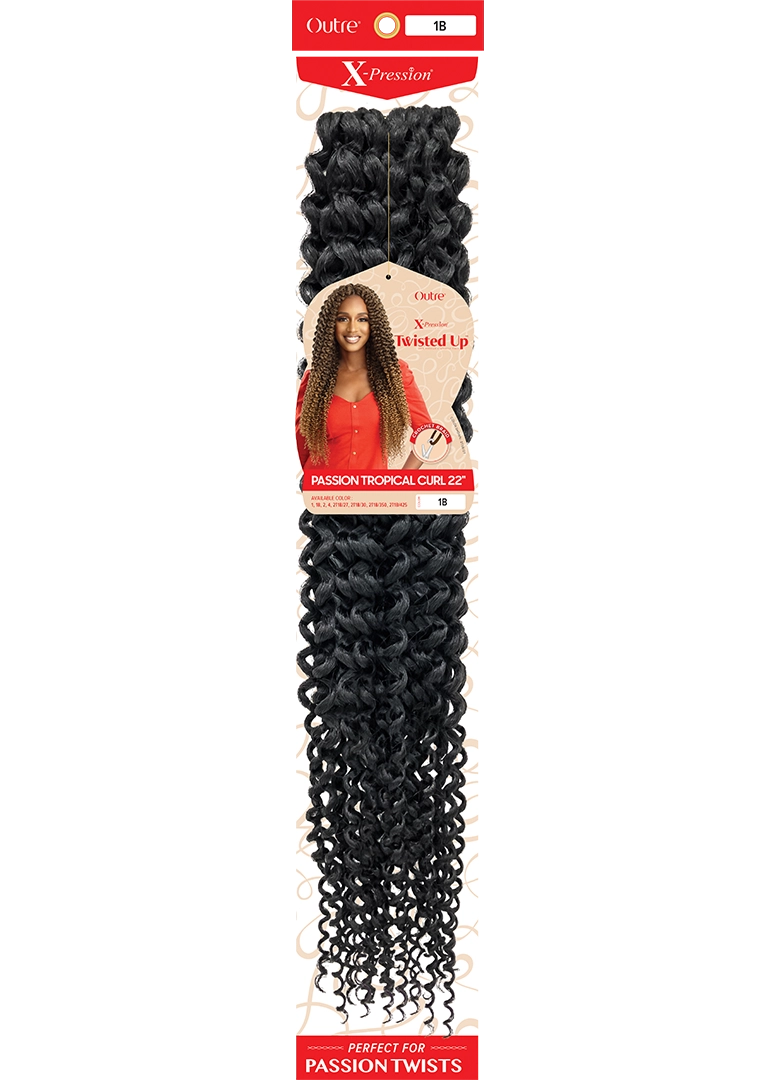 Outre X-Pression Twisted-Up Passion Tropical Curl 22" - Elevate Styles