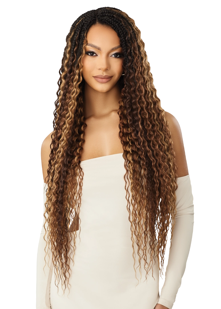 Outre X Pression Twisted Up Boho Wet & Wavy Vibe Beach Braid 30" 3X