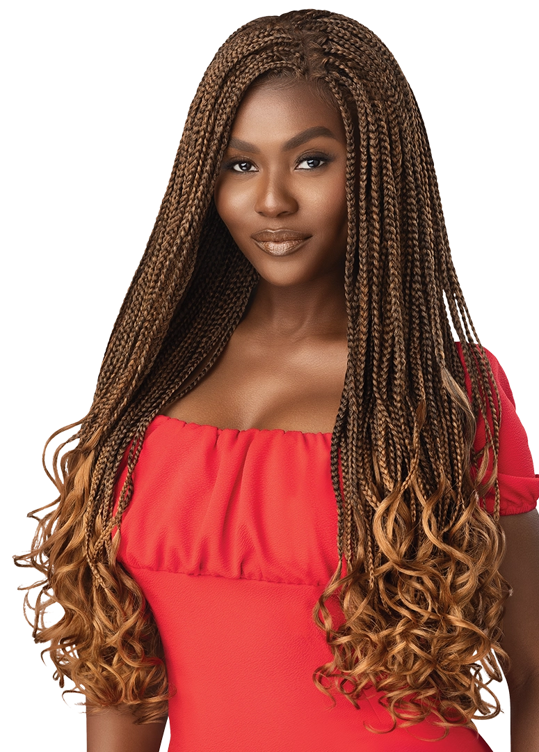 Outre X Pression Twisted Up Box Braid French Curl 22" 3X