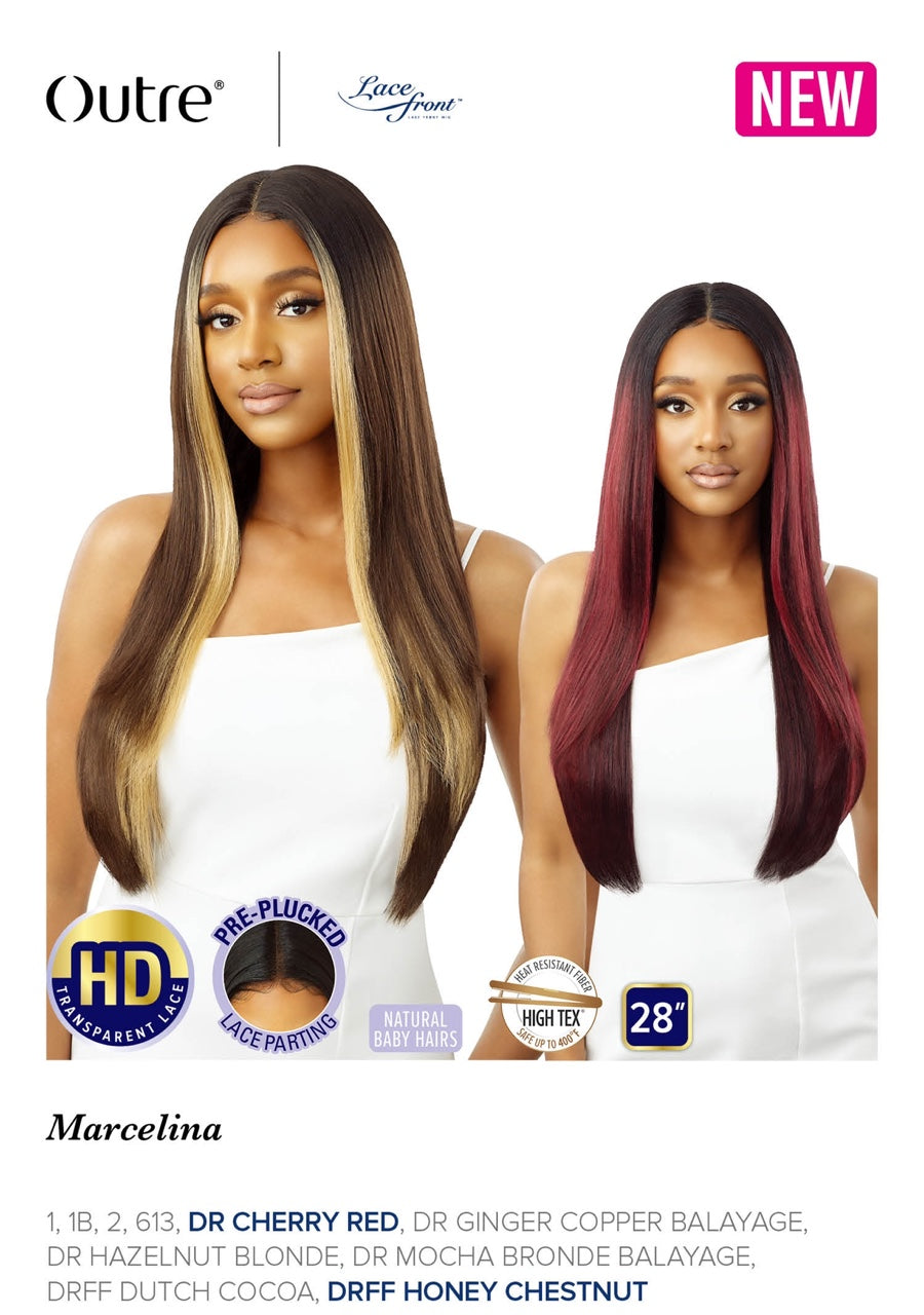 Outre HD Pre-Plucked Lace Front Wig Marcelina 28" - Elevate Styles