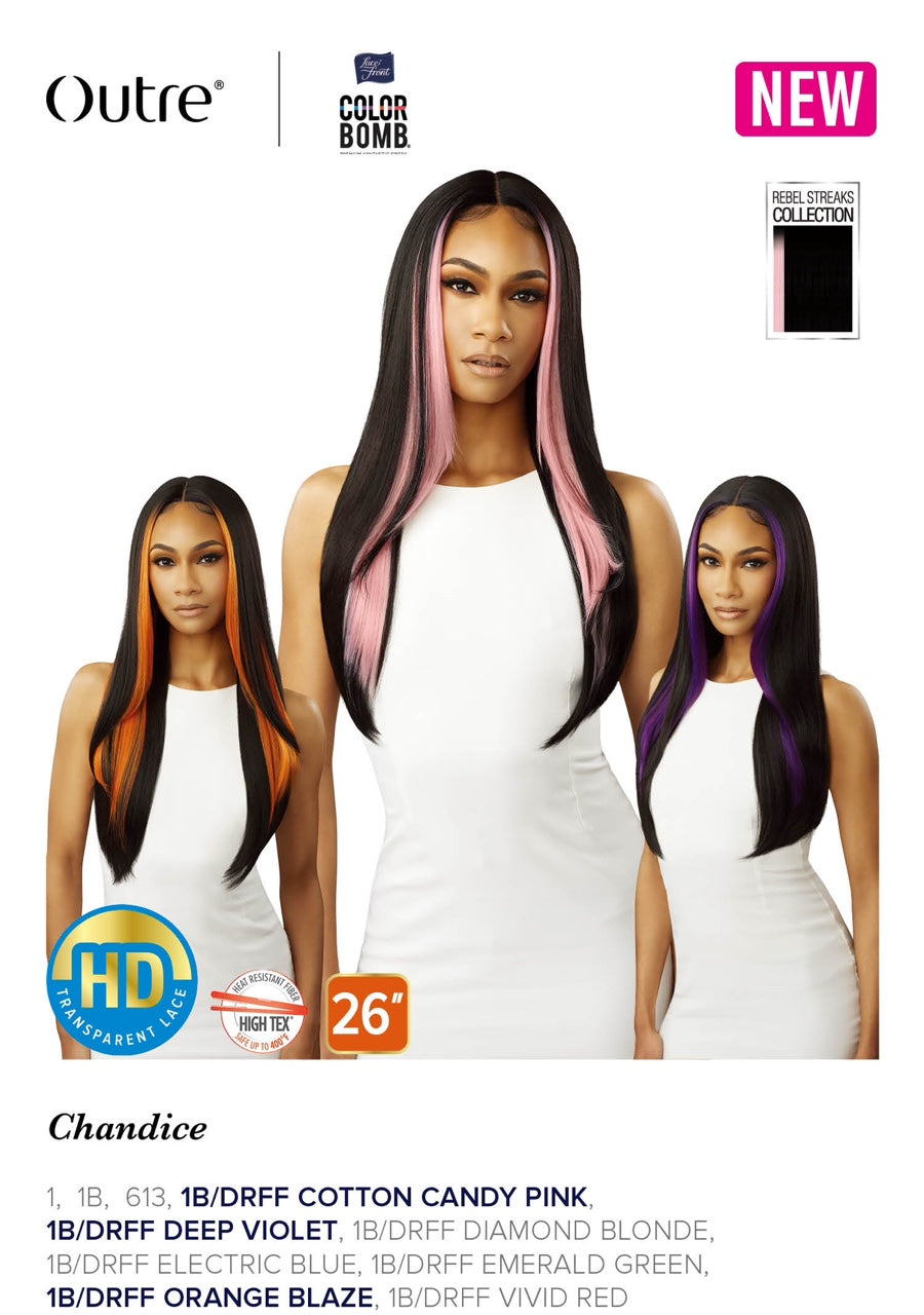 Outre Color Bomb HD Lace Front Wig Chandice 26" - Elevate Styles