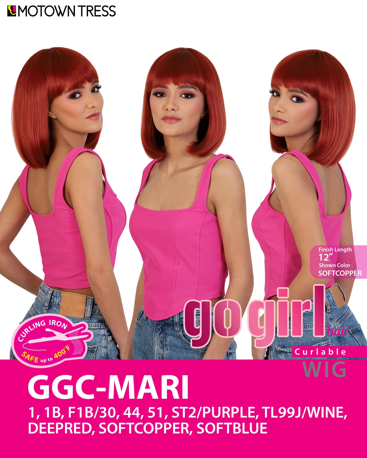 Motown Tress Go Girl Curlable Wig GGC Mari - Elevate Styles