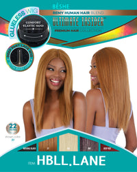 Thumbnail for Beshe Remy Human Hair Blend Glueless Deep Part Lace Front Wig HBLL.Lane - Elevate Styles