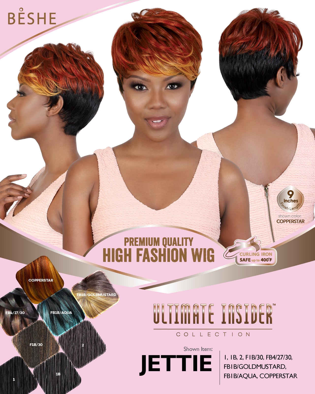 Beshe Ultimate Insider Collection Wig Jettie - Elevate Styles