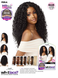 Thumbnail for Sensationnel Cloud 9 WhatLace? Pre-Plucked HD-Lace Front Wig Perla LDWPER