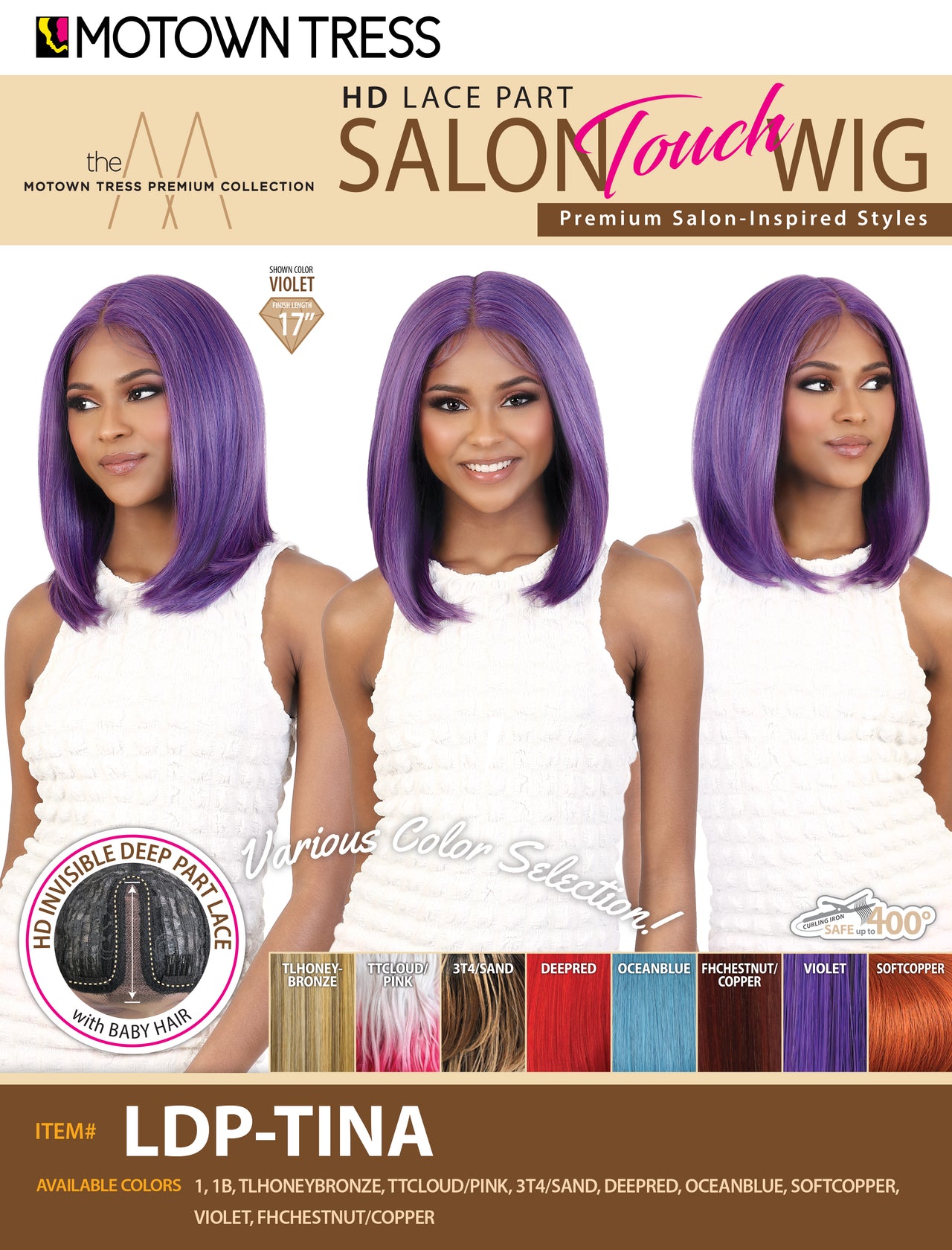 Motown Tress HD LaceDeep Part Salon Touch Wig LDP Tina