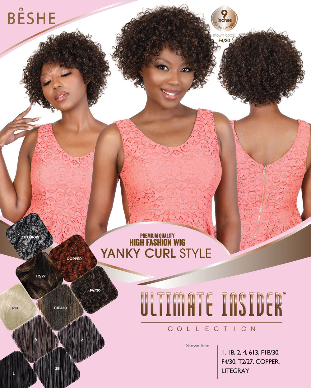 Beshe Ultimate Insider Collection Wig Yanky S