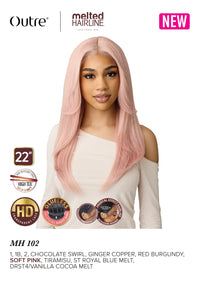 Thumbnail for Outre Synthetic Melted Hairline HD Lace Front Wig MH102 QLMHMH102