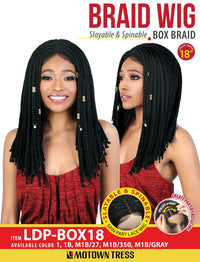 Thumbnail for Motown Tress Slayable & Spinable Part Lace Wig - BOX BRAID  LDP.BOX18 - Elevate Styles