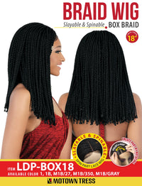 Thumbnail for Motown Tress Slayable & Spinable Part Lace Wig - BOX BRAID  LDP.BOX18 - Elevate Styles