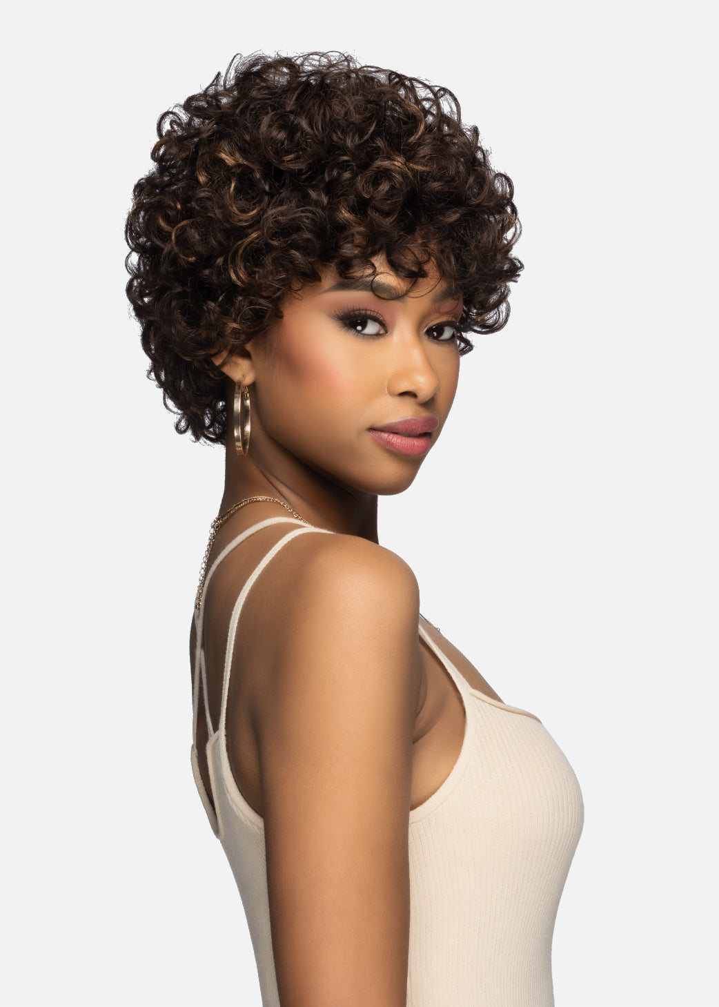 Vivica Fox 100% Human Hair Wig Pure Comfort Cap Wig Lucid