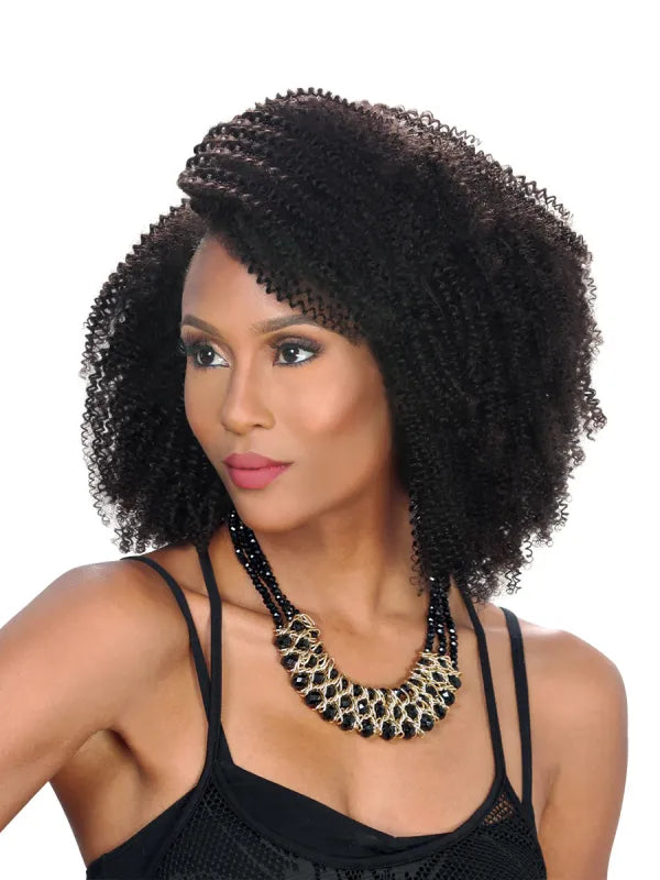 NATURALISTAR 100% REMI HUMAN HAIR CLIP-ON 9 4B KINKY 12" BLACK - Elevate Styles