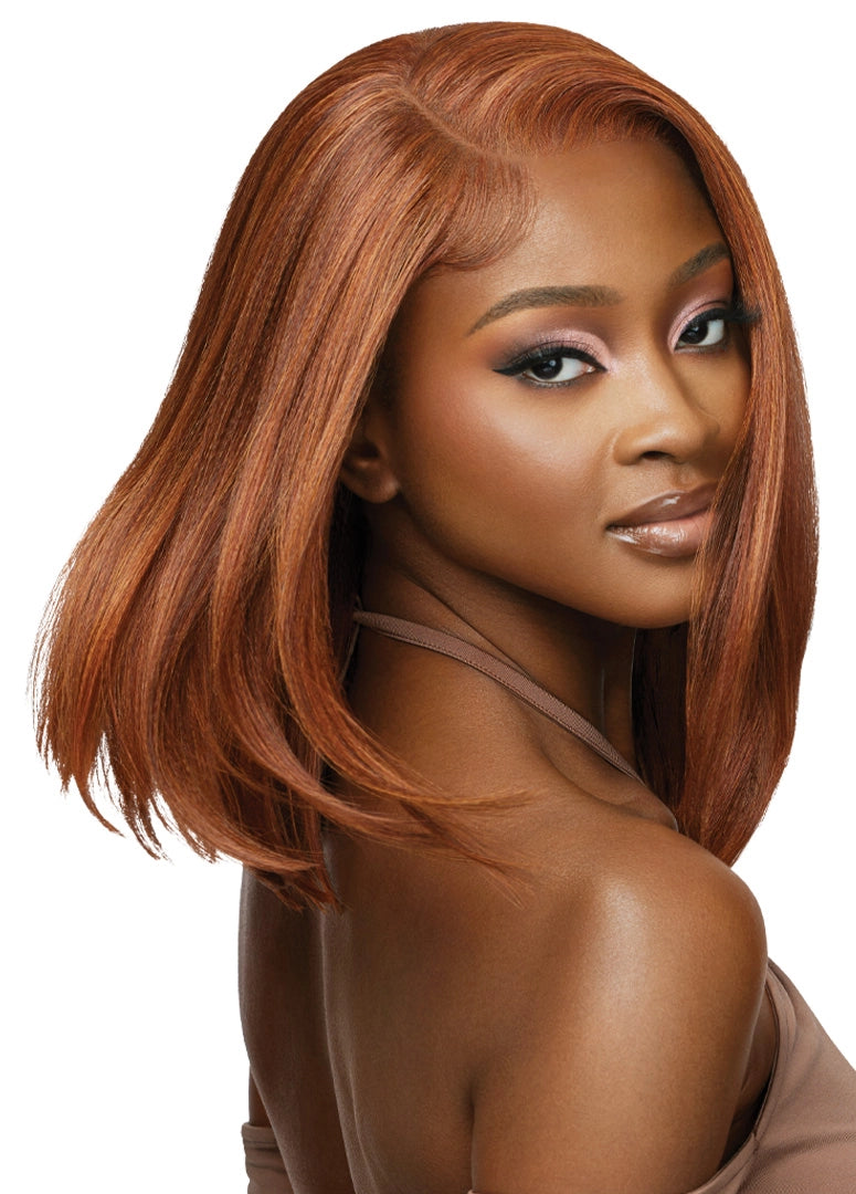 Outre 5"x 5" HD Lace Closure Lace Front Wig HHB-Natural Yaki 14" - Elevate Styles