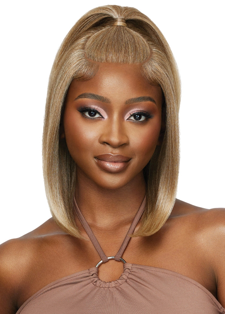 Outre 5"x 5" HD Lace Closure Lace Front Wig HHB-Natural Yaki 14" - Elevate Styles