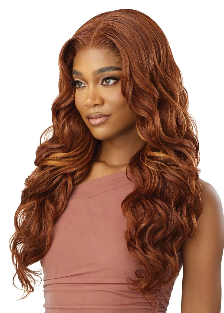 Outre 5"x 5" HD Lace Closure Lace Front Wig HHB Glam Curls 24"