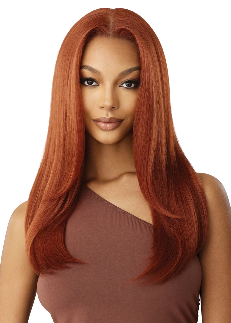 Outre 5"x 5" HD Lace Closure Lace Front Wig HHB-Natural Yaki 22 - Elevate Styles