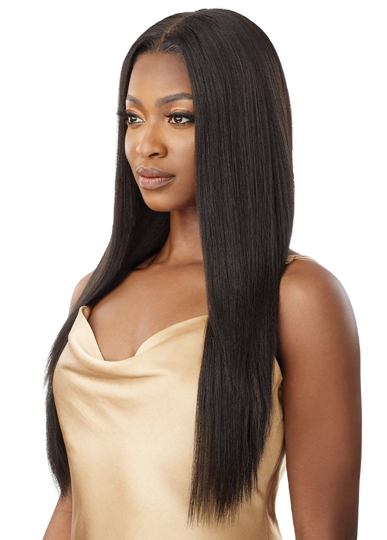 Outre 5"x 5" HD Lace Closure Lace Front Wig HHB-Yaki Straight 26" - Elevate Styles